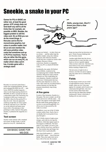 Translated copy of magazine page 58 in English.