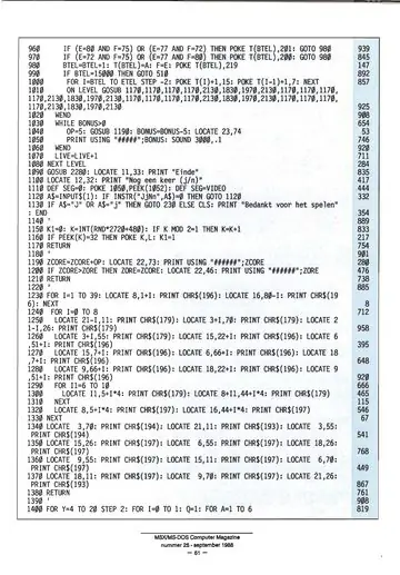 Magazine page: more of the GW-BASIC program listing.